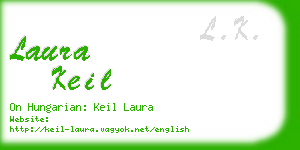 laura keil business card